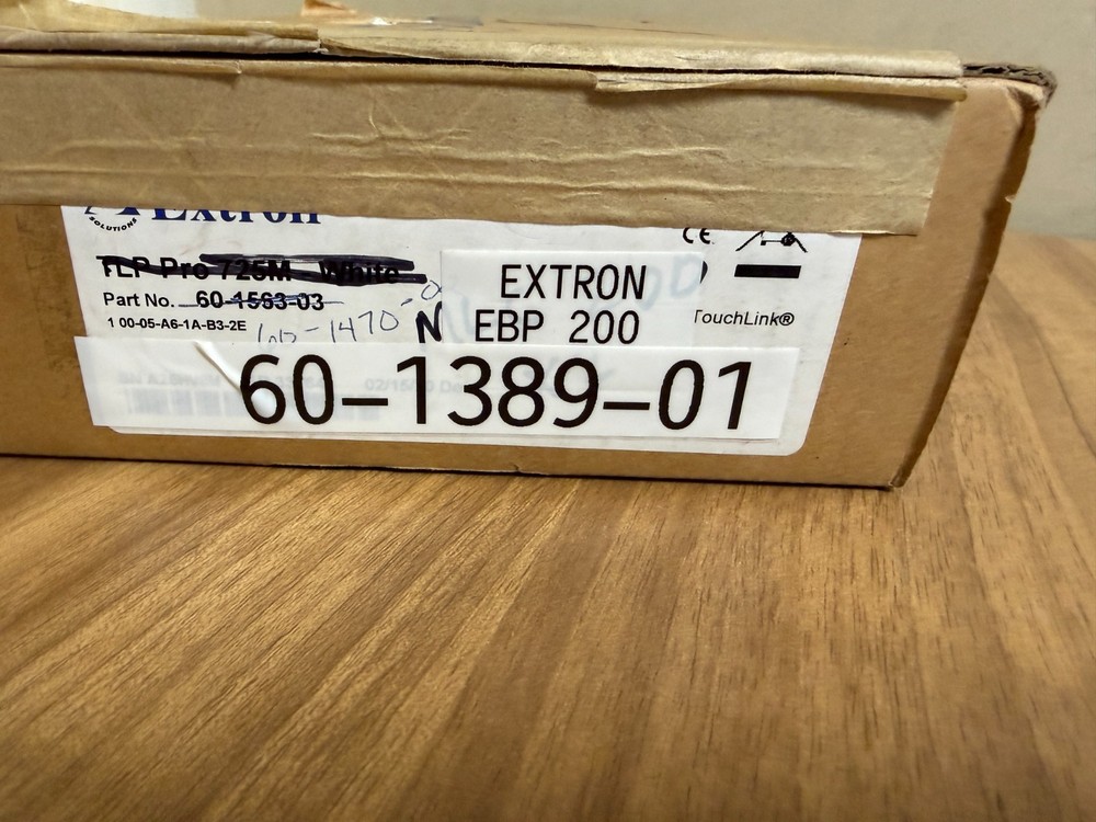 Extron 60-1389-01 EBP 200 ﻿eBUS Button Panel Black