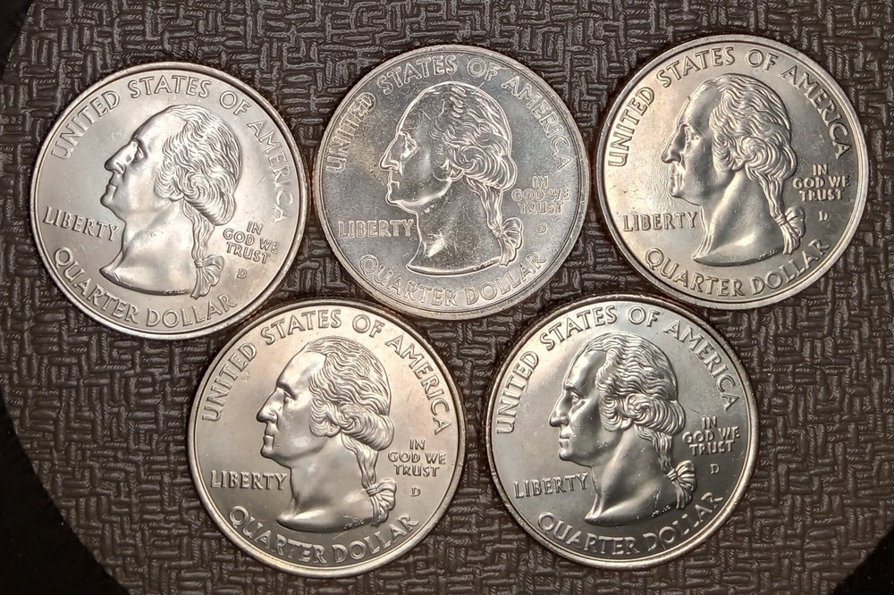 2000 State Quarters uncirculated "D" mint rolls