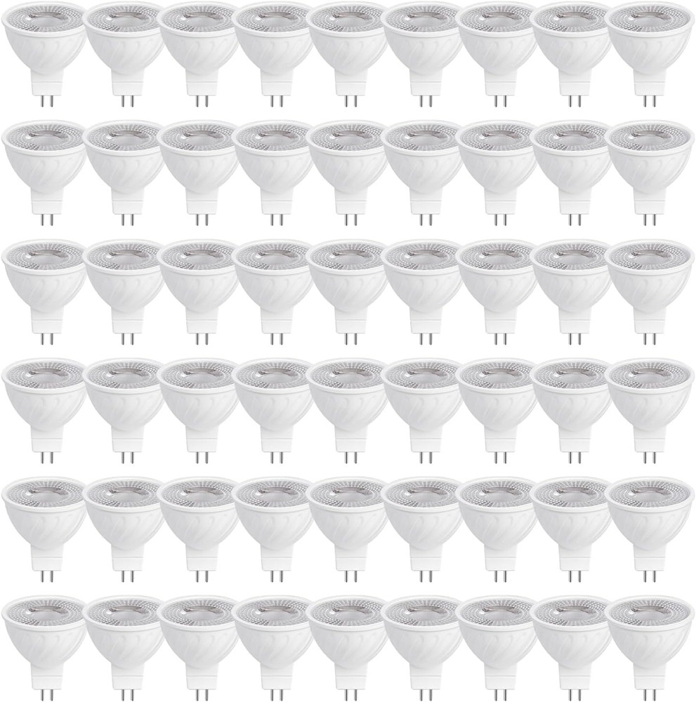Dimmable MR16 LED Bulb 5W Warm White 48-Pack, 50W Halogen Equivalent