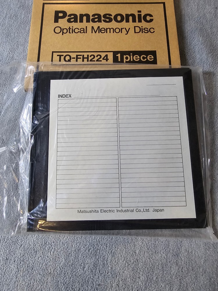 1 Optical Memory Disc Panasonic TQ-FH224 Spiral