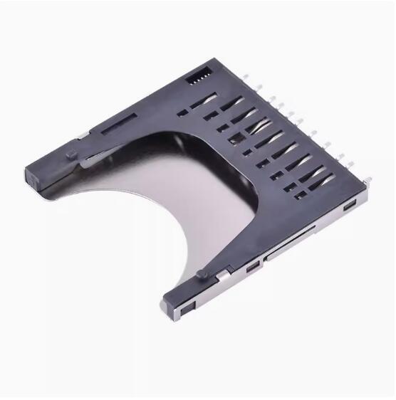 SD card self-locking socket PUSH - push type memory 2-in-1 card slot connector