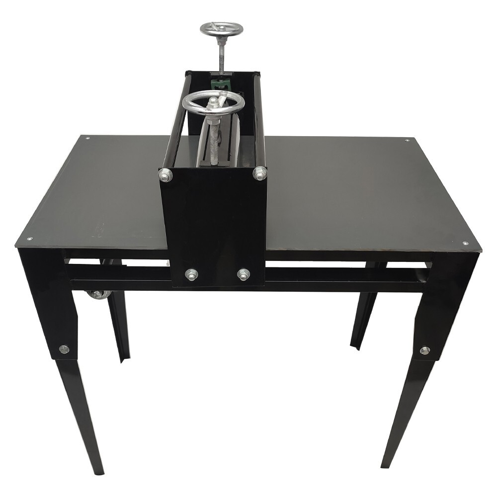 Ceramic Clay Plate Machine Single Axis Slab Roller Manual Pottory Sheet Making