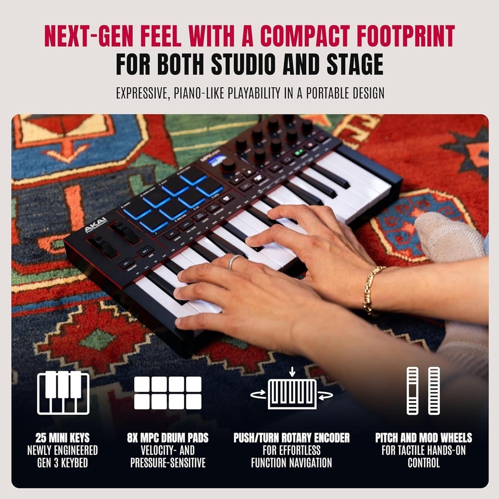 Studio Instrument Collection Included - Pro MIDI Controller