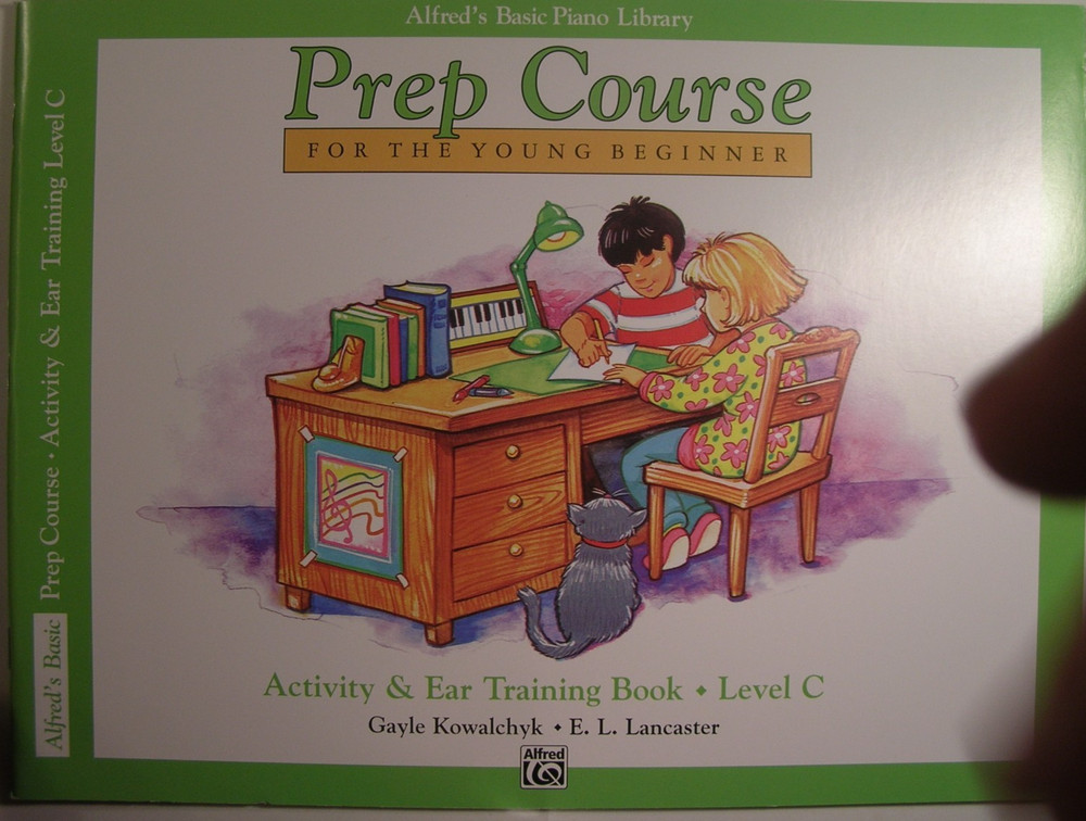 New Alfred's Basic Prep Course Young Beginner Piano Music Activity Book Level C
