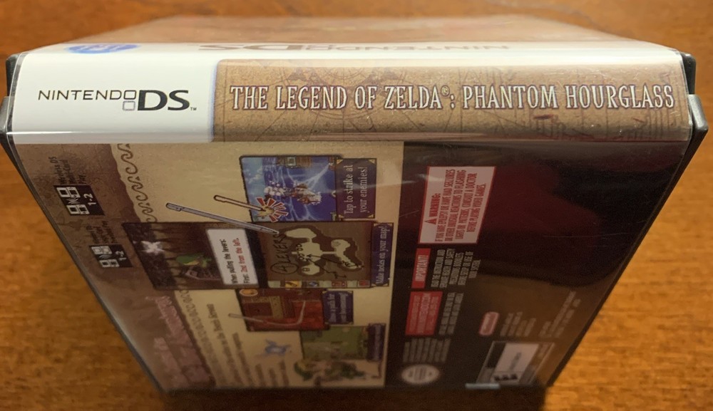 Zelda Phantom Hourglass / Nintendo DS Replacement ***Case ONLY For Display Only