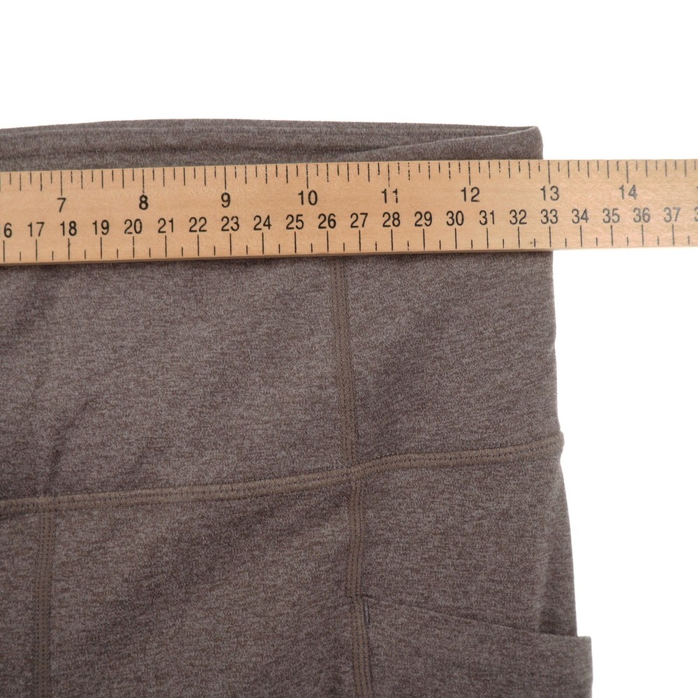 Athleta Heather Gray Cropped Leggings Womens Small S Pull On