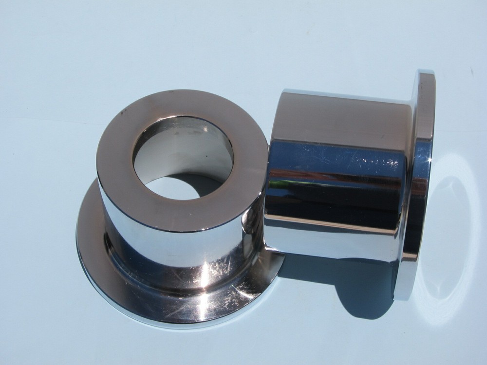 Lowrider Hydraulics super deep reverse cups for telescopic cylinder, chrome