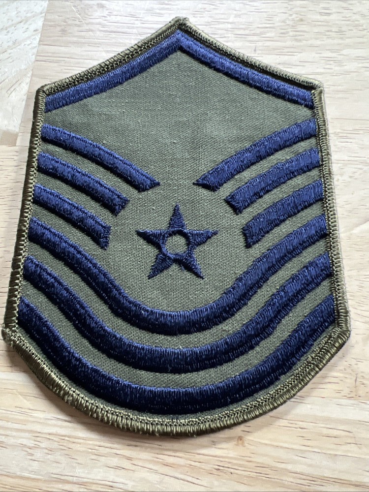US Air Force Master Sergeant Chevron Patch