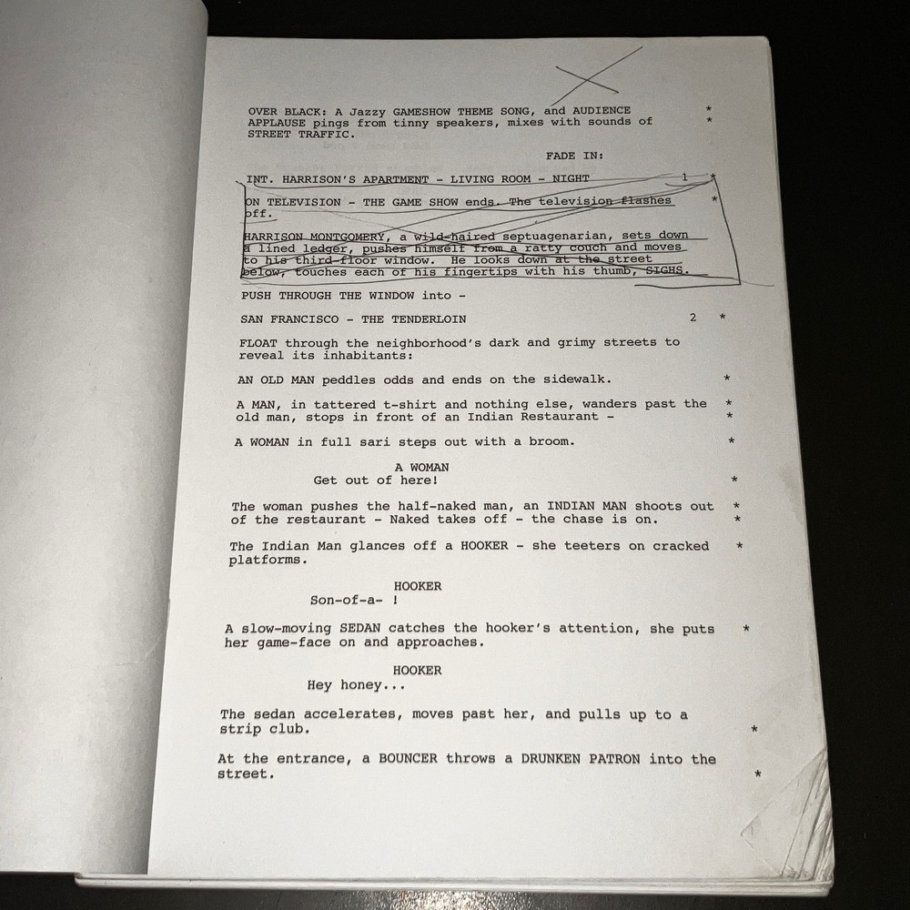 HARRISON MONTGOMERY (2008) Martin Landau's Script w/NOTES / Magic & Money+ COA!