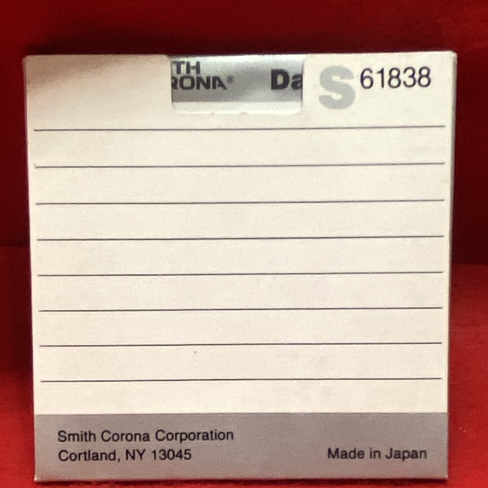 Smith Corona DataDisk 2 Sided Disk S61838 Sleeve Packaging
