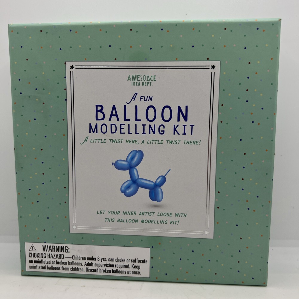 Awesome Idea Balloon Modeling Kit Includes Balloons,  Pump, Eyes, Instructions