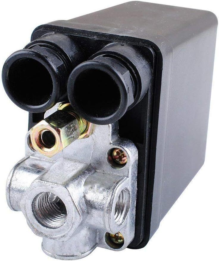 Black Air Compressor Switch Control Auto On Off Easy Install 240V 16A 90 120 Psi