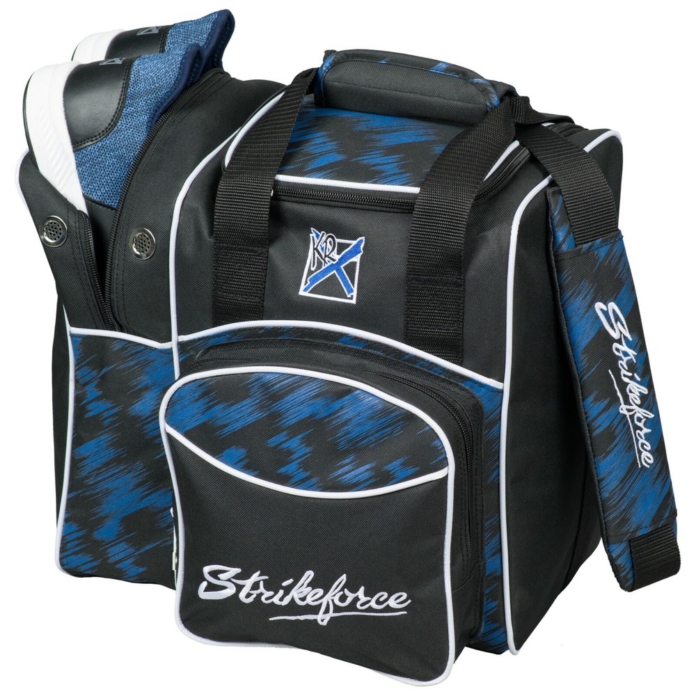 KR Strikeforce Flexx Single Blue Scratch 1 Ball Bowling Bag