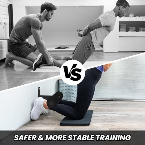 Hamstring Curl Squat Rack Attachment - Sit Up Assistant, Abdominal Core Trainer,