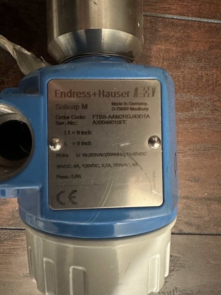 Endress+Hauser Solicap M Capacitance point level detector FTI55-AAM2RGJ43D1A