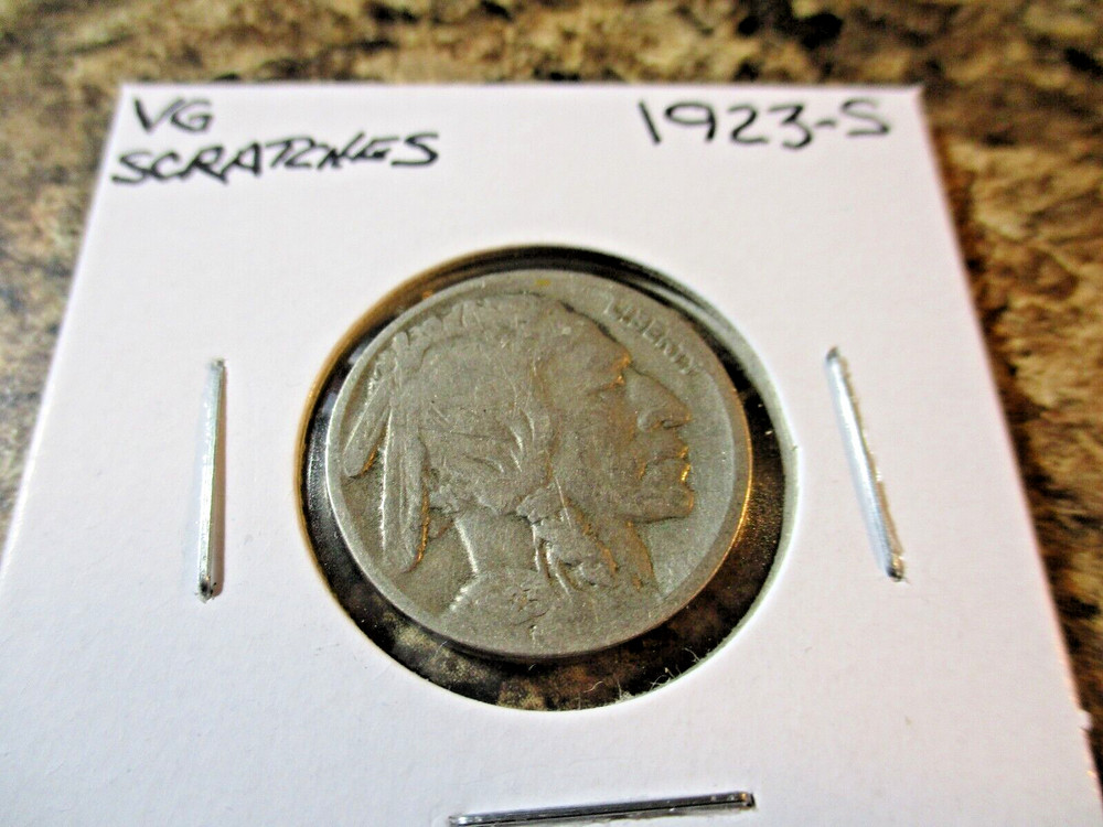 1923-S BUFFALO NICKEL VG SCRATCHES    BB
