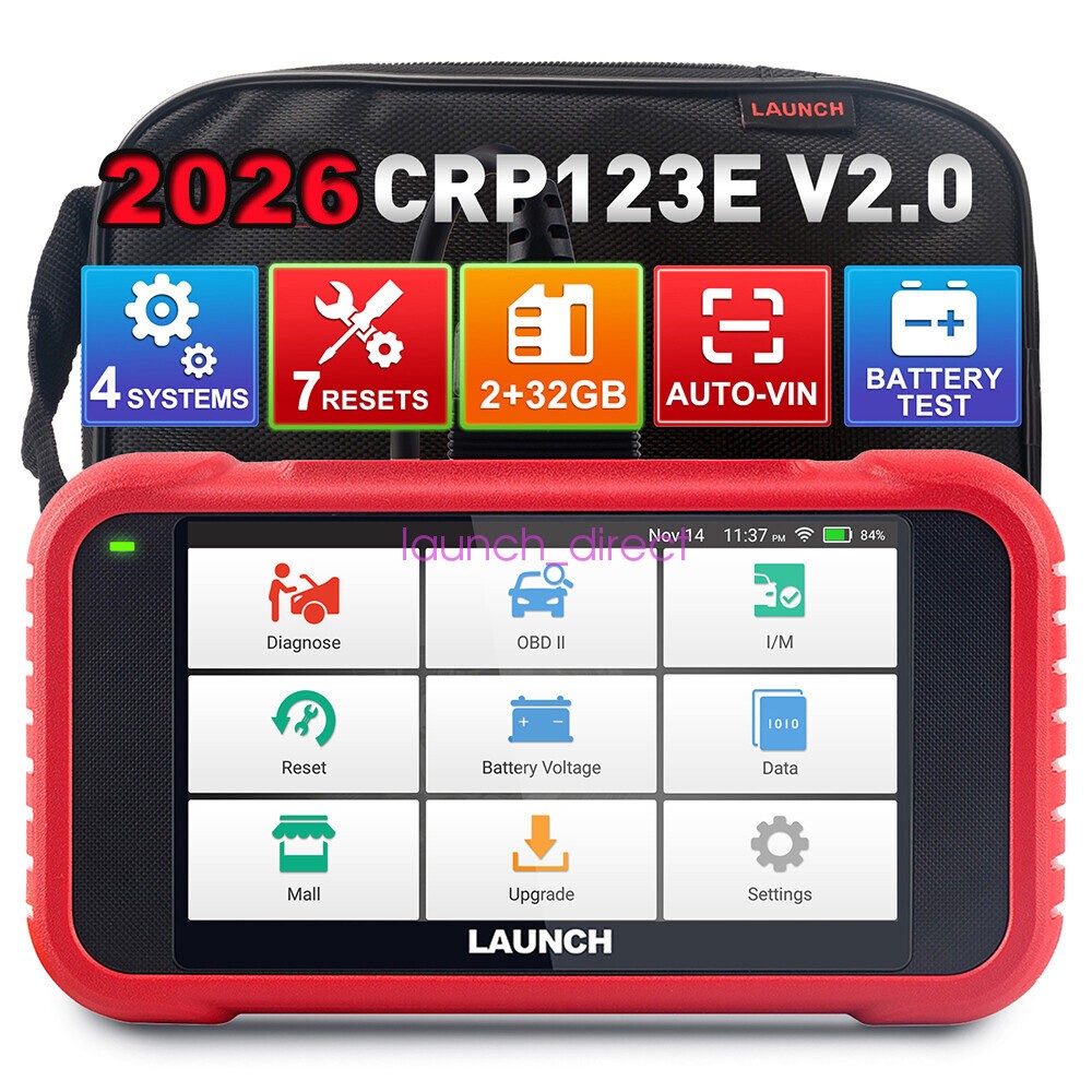 LAUNCH CRP123E V2.0 Car OBD2 Scanner Code Reader Check Engine ABS DiagnosticTool