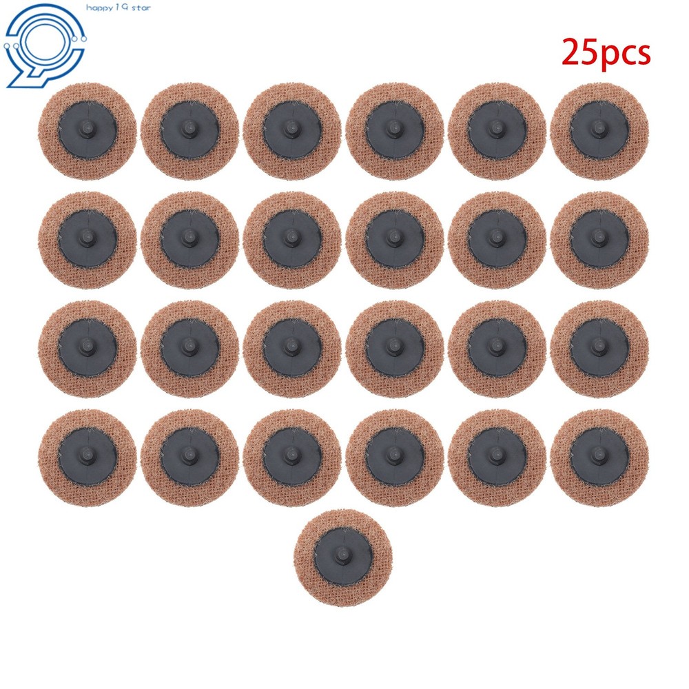 25Pcs 2 inch Coarse Abrasive Nylon Quick Change Surface Conditioning Discs