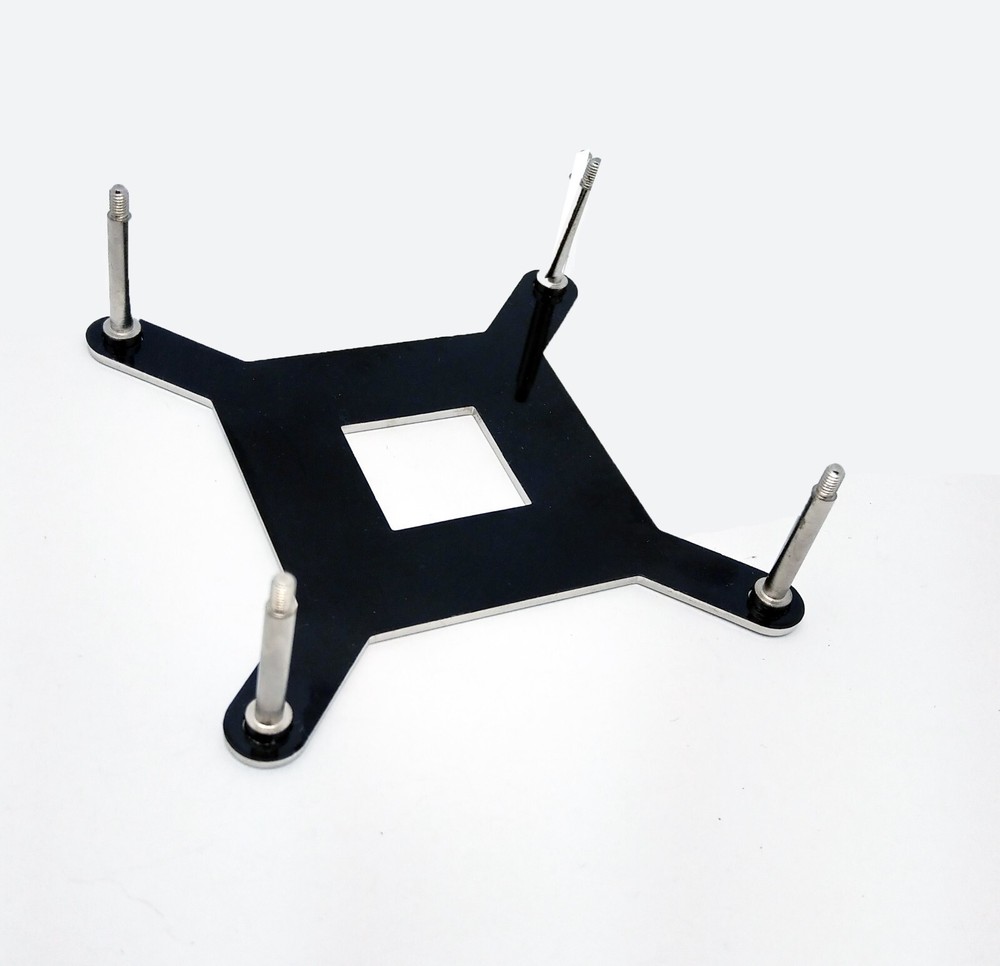 Retention Bracket's Backplate for Intel LGA Socket 1366 CPU Cooling Fan Mount