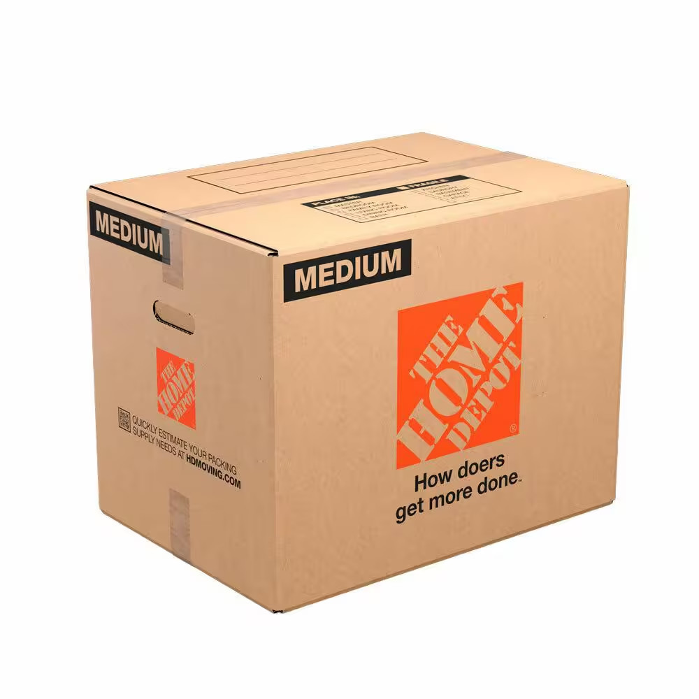 NEW 20x15x16 D Medium Moving Boxes with Handles – Strong, Convenient (10-Pack)