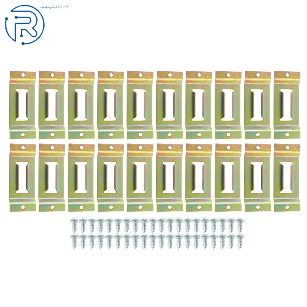 For Trailers Trucks Enclosed E Track Tie Down Secure Cargo Single Slots 20 Pack