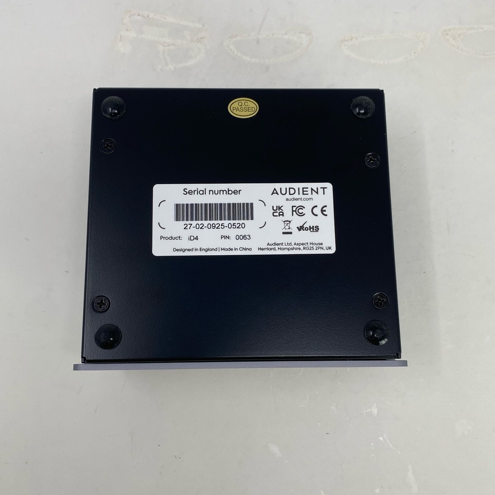 Audient iD4 MKII USB-C Audio Interface Black 2x2