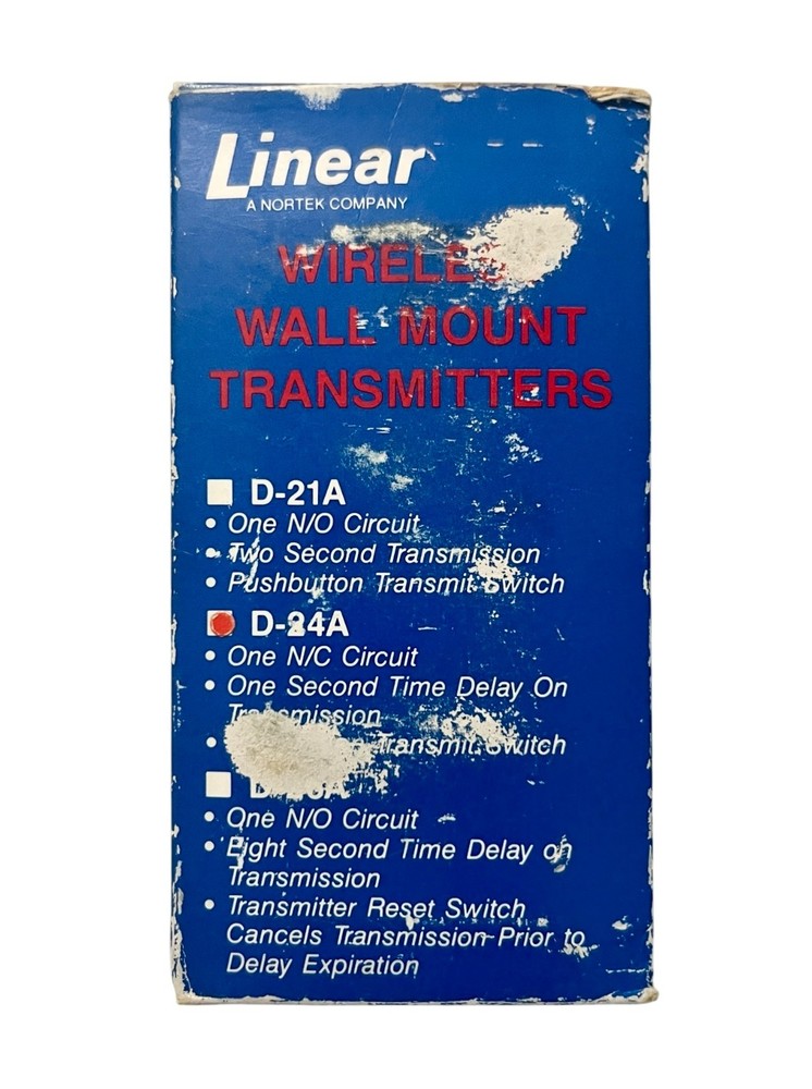 Linear D-24A Wireless Wall Mount Transmitter