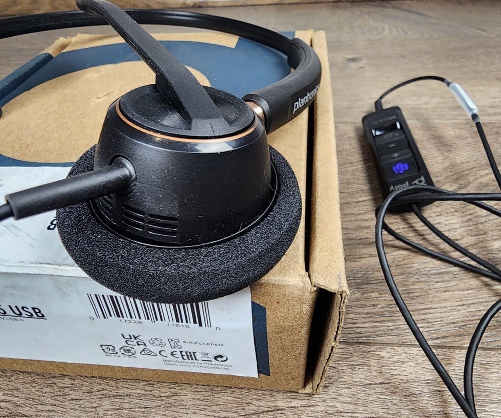 Poly EncorePro 515-M USB-A and USB-C USB Headset Plantronics