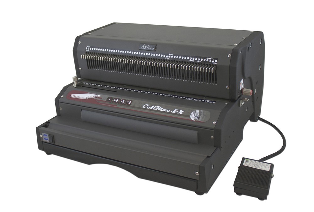 Akiles Coilmac-EX41+ Plus Binding Machine & Electric Oval Hole Punch & Inserter