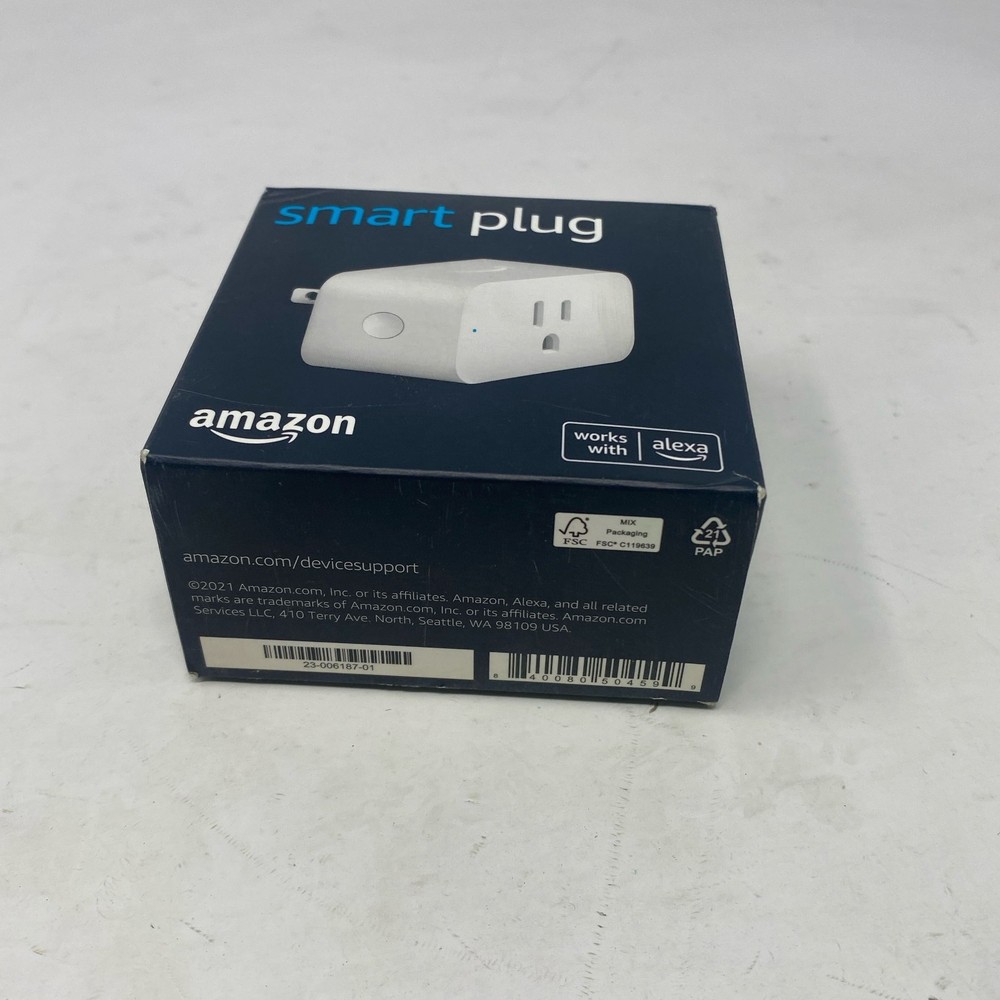 Amazon Smart Plug White (1-Pack) Works with Alexa