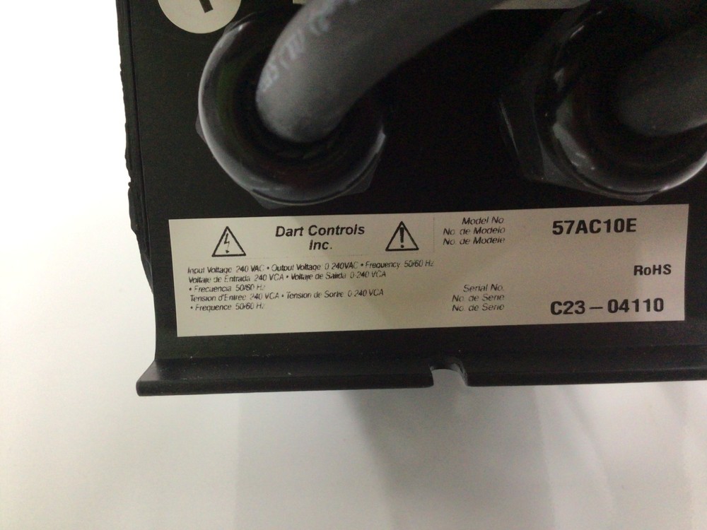 DART CONTROLS 57AC10E Variable AC Voltage Supply,2 hp 5JPF5