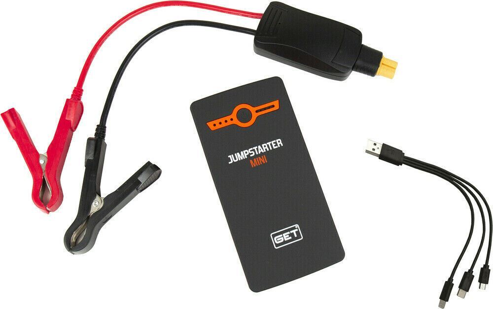 GET GK-JMPSTR-0002 Powersports Jump Start Mini Pack & USB micro USB/USB C/iPhone