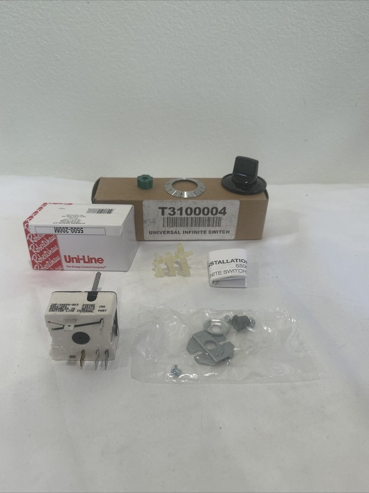 5500-200M Uni-Kit Universal Electric Range Infinite Switch Replacement