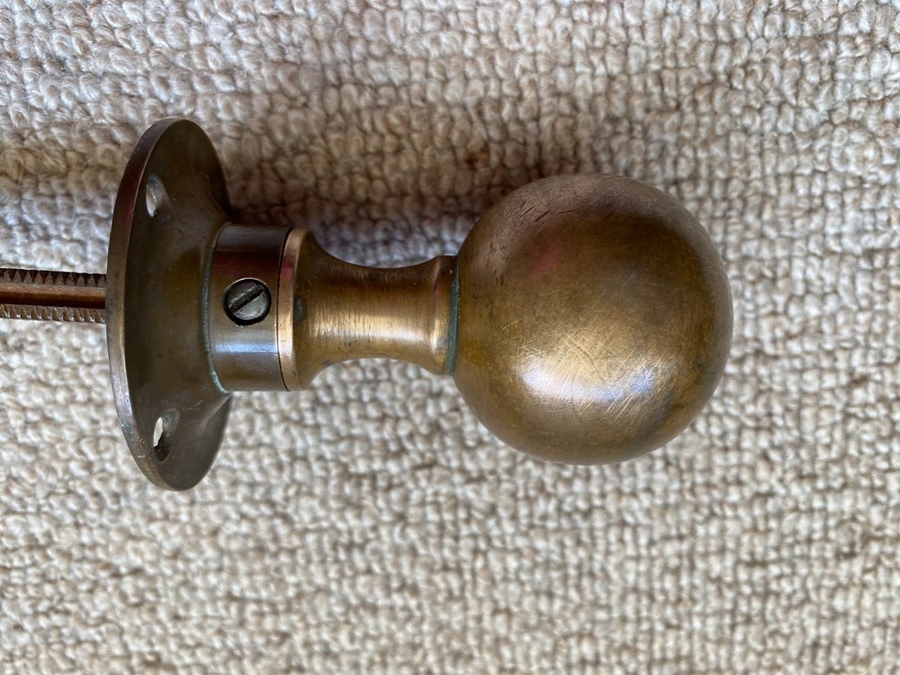 reclaimed Vintage Solid bronze brass Door Knobs