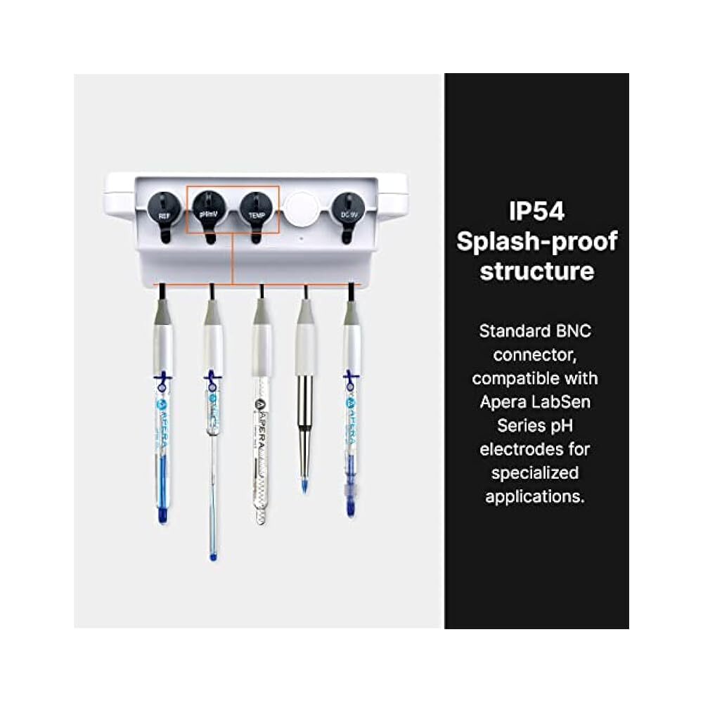 Easy,to,Use pH Testing Meter, Ideal for Wine, Beer, Hydroponics & Soil Testing