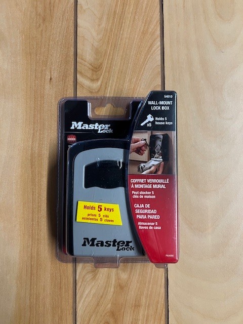 MASTER LOCK 5401D WALL MOUNT LOCK BOX