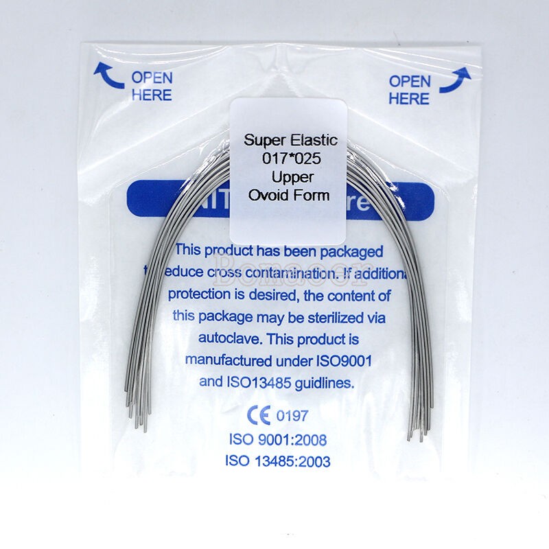 30×Dental Orthodontic Super Elastic Ni-Ti Arch Rectangular Wire Oval 17×25 Upper