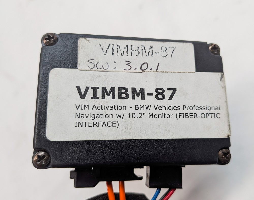 2012 BMW 750LI (F01) VIDEO IN MOTION INTERFACE ACTIVATION CONTROL MODULE