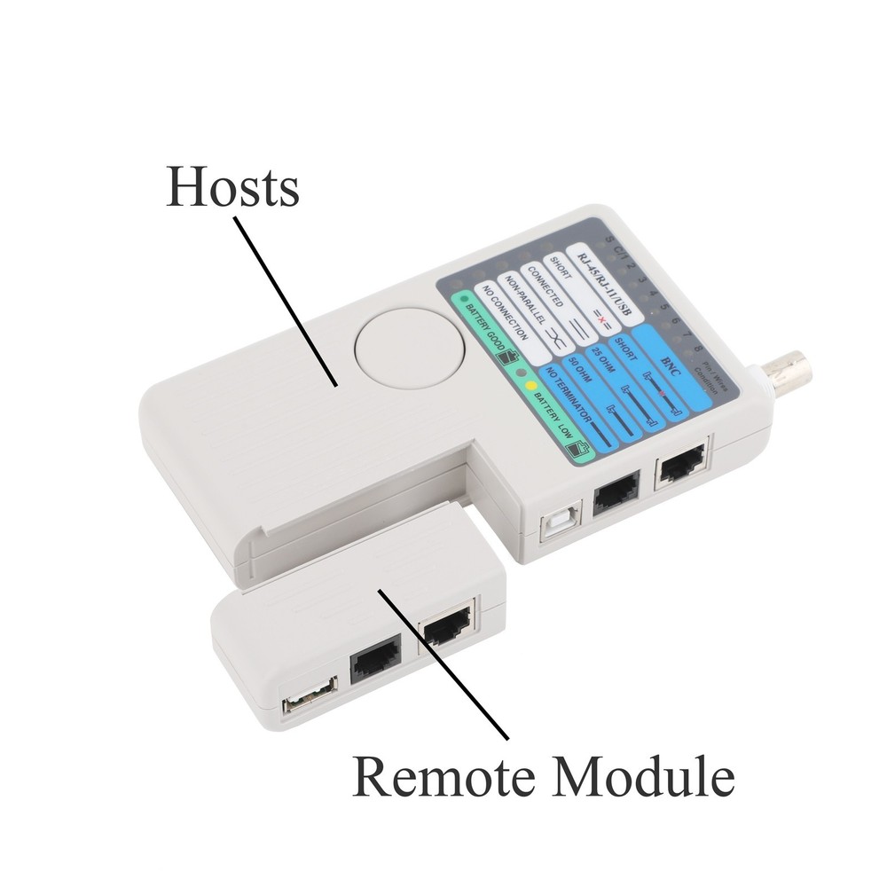 4 in 1 Multi-function Universal Network Cable Tester Test Tool for RJ11/RJ45/USB