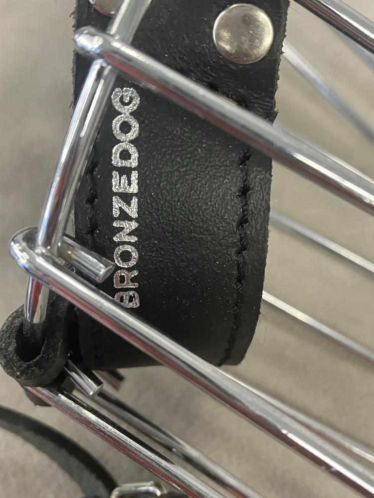 Bronzedog wire basket muzzle designed for large dog breeds