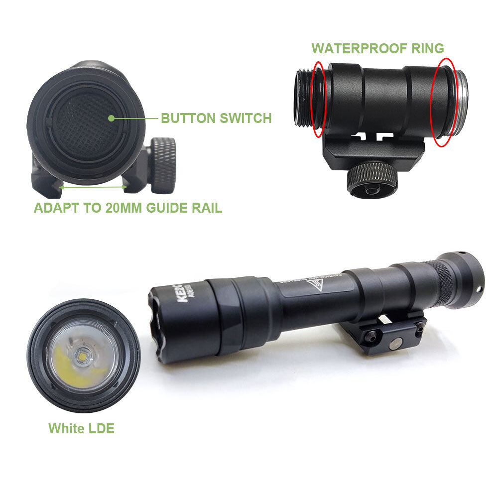 For M600B Flashlight with Remote Pressure Switch Controller for Rifle SOTAC US