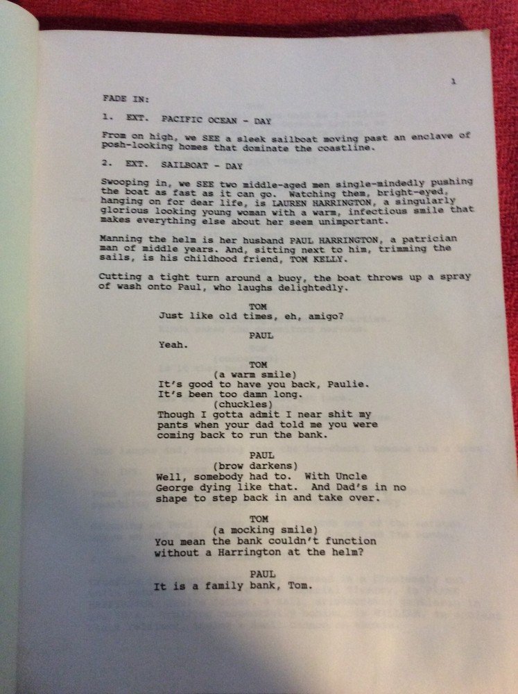 ORIGINAL SCRIPT LOVE CHEAT AND STEAL JOHN LITHGOW ERIC ROBERTS DANNY TREJO