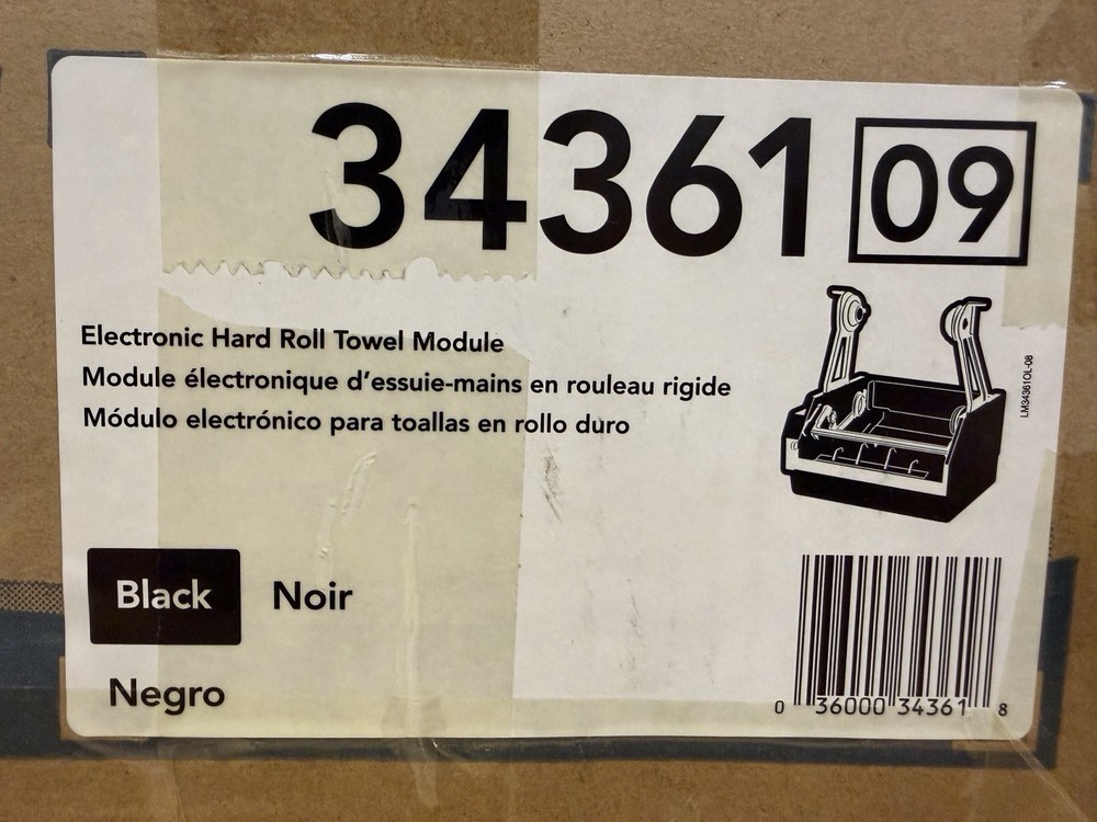 Scott 34361 Pro Electronic Hard Roll Towel Module / Dispenser, Black