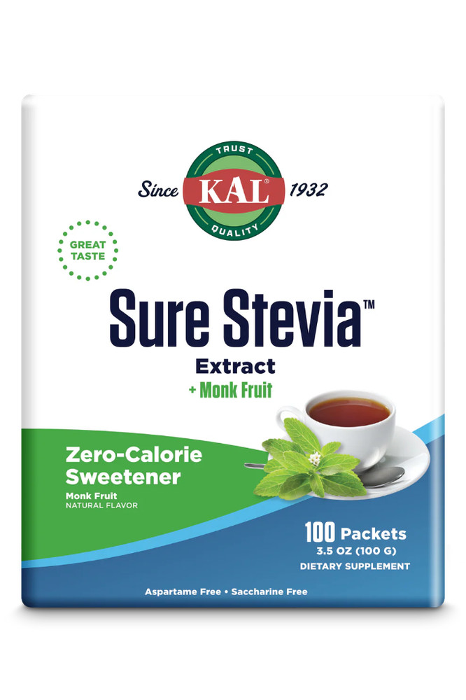 NWT kalvitamins Sure Stevia™ Plus Monk Fruit
