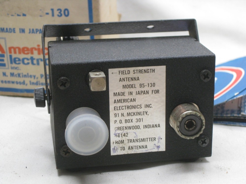 vintage 95-130 American Electronics 3 Function SWR Field Strength Meter