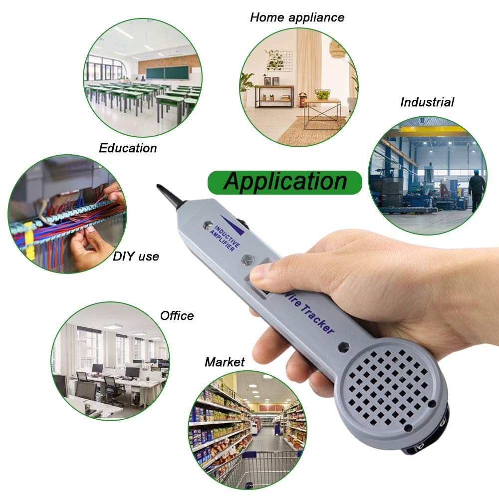 One-Button Operation Tone Tracer Kit - Accurate Testing for Low Voltage Cables