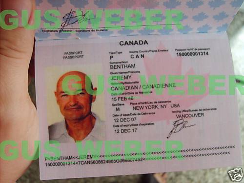 Lost prop Set 3 John Locke's passport