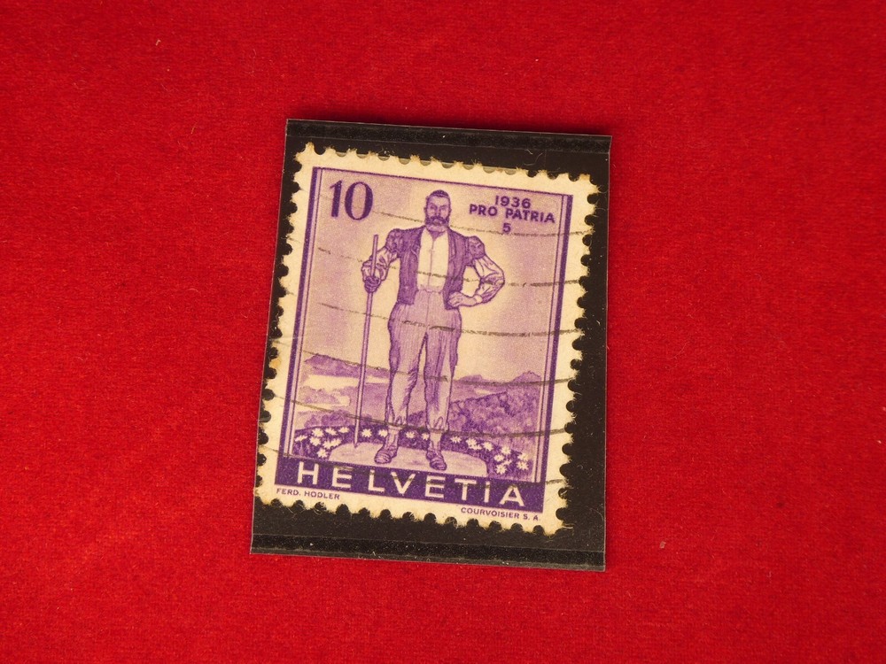 SWITZERLAND - 1936 Pro Patria     * Alpine Herder *