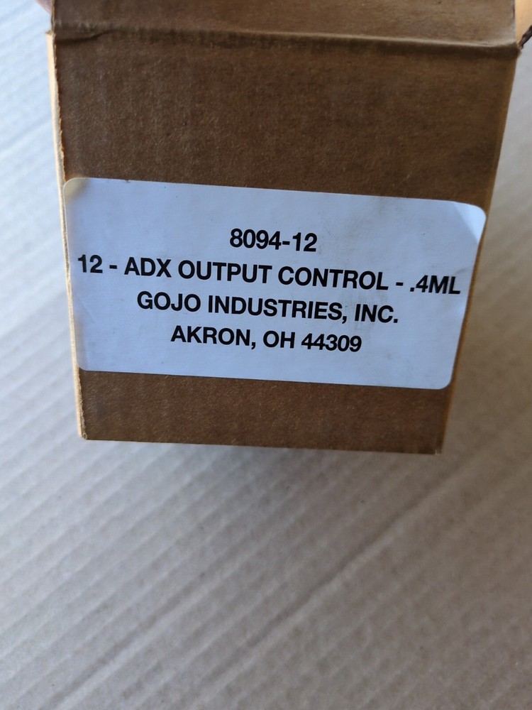 12 PACK ADX OUTPUT CONTROL Liquid Dispenser Restrictor, Gray 8094-12 For Gojo