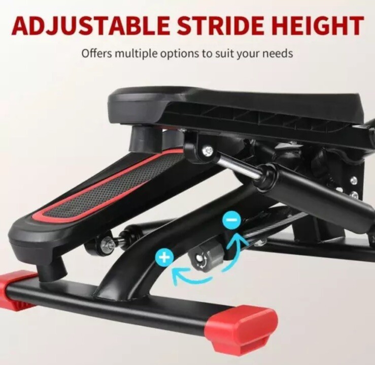 Steppers Exercise Stair Stepper with Resistance Bands Mini Stepper 300LBS